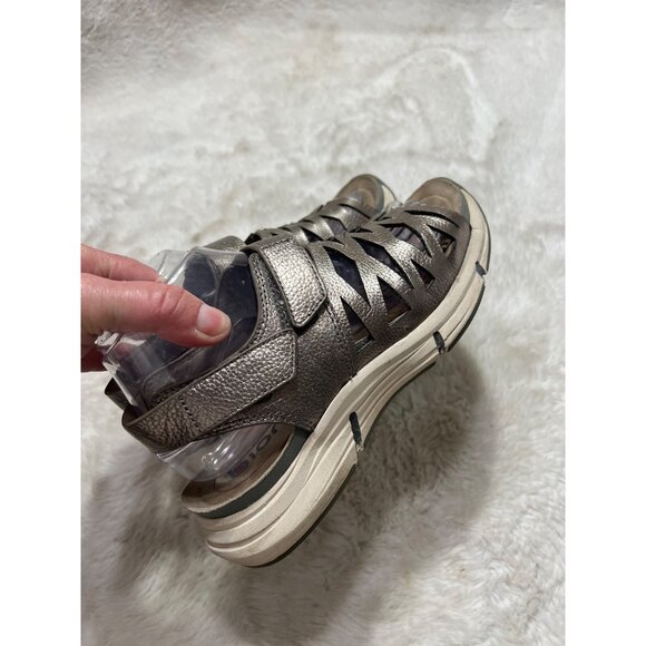 Bionica Metallic Leather Ossipee slingback Sandals women size 8M - Picture 3 of 8